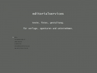 editorialservices.de Webseite Vorschau