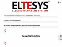 eltesys.de Webseite Vorschau