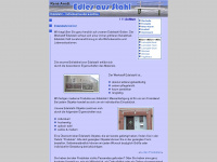 edles-aus-stahl.de Webseite Vorschau