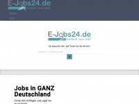 e-jobs24.de Webseite Vorschau