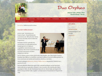 duo-orpheo.de Webseite Vorschau
