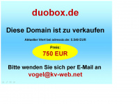 duobox.de Webseite Vorschau