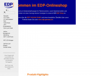 edp-shop.de Webseite Vorschau