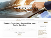 duplicate-content.de Webseite Vorschau