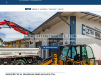 elztal-bau.de Webseite Vorschau