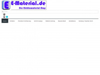 e-material.de Webseite Vorschau