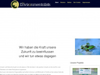 environmentalists.de Webseite Vorschau