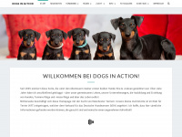 dogs-in-action.de Webseite Vorschau