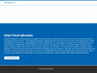spectrumbrands.com Webseite Vorschau