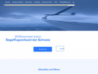 segelflug.ch Webseite Vorschau