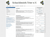 schachbezirk-trier.de Webseite Vorschau