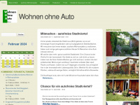 wohnen-ohne-auto.de Webseite Vorschau