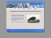 mountains-and-more.de Webseite Vorschau