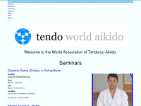 tendo-world-aikido.de Webseite Vorschau