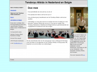 tendoryu.nl Webseite Vorschau