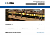 e-modell.eu Webseite Vorschau