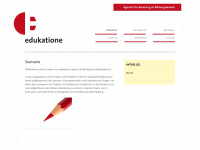 edukatione.de Webseite Vorschau