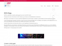 edv-epp.de Webseite Vorschau