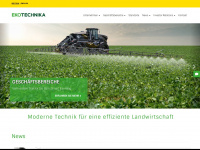 ekotechnika.de Webseite Vorschau