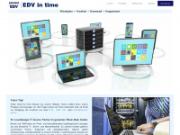 edv-in-time.de Webseite Vorschau