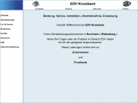 edv-krumbach.de Webseite Vorschau