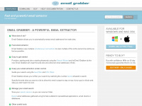 emailgrabber.net Webseite Vorschau