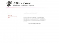 edv-loewe.de Webseite Vorschau