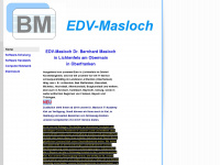 edv-masloch.de Webseite Vorschau