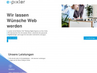 e-pixler.com Webseite Vorschau