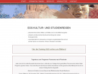 eos-studienreisen.de Webseite Vorschau