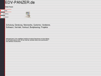 edv-panzer.de Webseite Vorschau