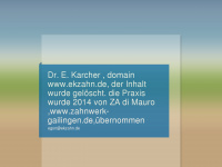 ekzahn.de Webseite Vorschau