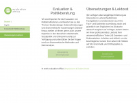 evaluation-office.de Webseite Vorschau