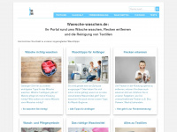 waesche-waschen.de Webseite Vorschau