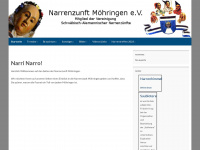 narrenzunft-moehringen.de Webseite Vorschau