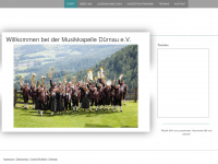 musikkapelle-duernau.de Webseite Vorschau