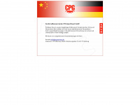 cpg-germany.de Webseite Vorschau