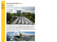 humboldt-solar.de Webseite Vorschau