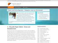 deutsche-papier.de Webseite Vorschau