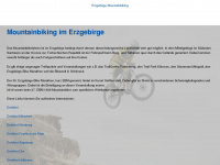 erzgebirge-mountainbiking.de Webseite Vorschau