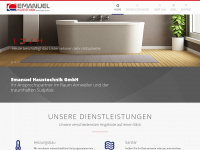 emanuel-haustechnik.de Webseite Vorschau