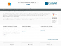 evangelische-grundschule-burg.de Webseite Vorschau