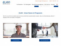elan-services.net Webseite Vorschau