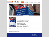 esab-sicherheitstechnik.de Webseite Vorschau