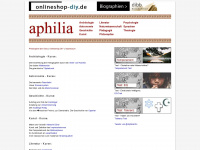 aphilia.de Webseite Vorschau