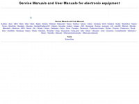 user-service-manuals.com Webseite Vorschau