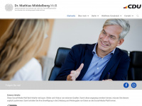 mathias-middelberg.de Webseite Vorschau