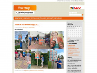 cdu-voxtrup.de Webseite Vorschau