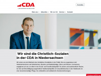 cda-niedersachsen.de Webseite Vorschau