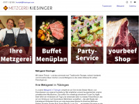 kiesinger.com Webseite Vorschau